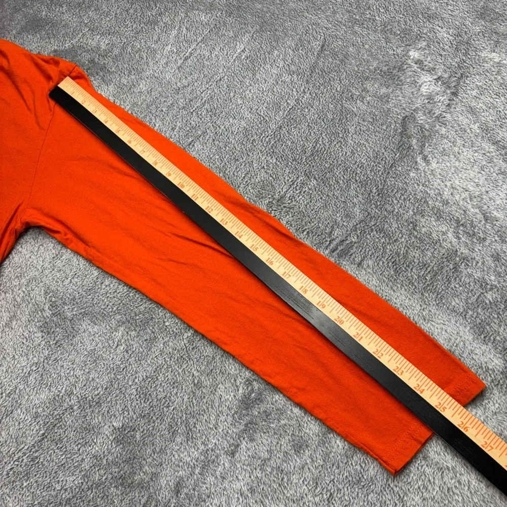 NFL Denver Broncos T-Shirt & Scarf Bundle‎ Mens XL Orange Good Long Sleeve Knit